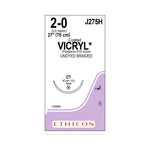 Ethicon Taper Point Vicryl Synthetic Absorbable Sutures J275H - 36.0 Each