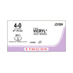 Ethicon Taper Point Vicryl Synthetic Absorbable Sutures J310H - 36.0 Each - MDL-ETHJ310H