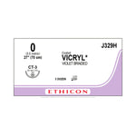 Ethicon Taper Point Vicryl Synthetic Absorbable Sutures J329H - 36.0 Each - MDL-ETHJ329H