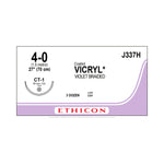 Ethicon Taper Point Vicryl Synthetic Absorbable Sutures J337H - 36.0 Each - MDL-ETHJ337H