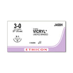 Ethicon Reverse Cutting VICRYL Absorbable Sutures J458H - 36.0 Each - MDL-ETHJ458H