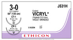 Taper Point Reverse Cutting Vicryl Absorbable Sutures - J531H - 36 Each - MDL-ETHJ531H