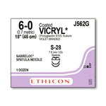 ETHICON Coated Vicryl (polyglactin 910) Suture b J562G 12 Each-MDL-ETHJ562G