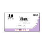 Ethicon Coated Vicryl Absorbable Sutures J635H - 36.0 Each - MDL-ETHJ635H