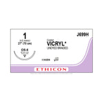 Ethicon Reverse Cutting VICRYL Absorbable Sutures J699H - 36.0 Each - MDL-ETHJ699H