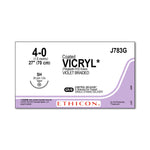 Ethicon Taper Point Vicryl Synthetic Absorbable Sutures J783G - 12.0 Each - MDL-ETHJ783G