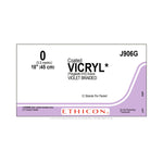 Ethicon Pre-Cut Coated Vicryl Sutures J906G - 12.0 Each - MDL-ETHJ906G
