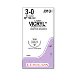 Ethicon Tapercut Vicryl Absorbable Sutures J916H - 36.0 Each - MDL-ETHJ916H