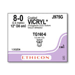 ETHICON Coated Vicryl Plus Sutures J975G 12 Each - MDL-ETHJ975G