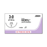 Ethicon Taper Point Vicryl Synthetic Absorbable Sutures J980H - 36.0 Each - MDL-ETHJ980H