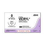 ETHICON Ethiguard Vicryl Absorbable Suture JB840 12 Each - MDL-ETHJB840