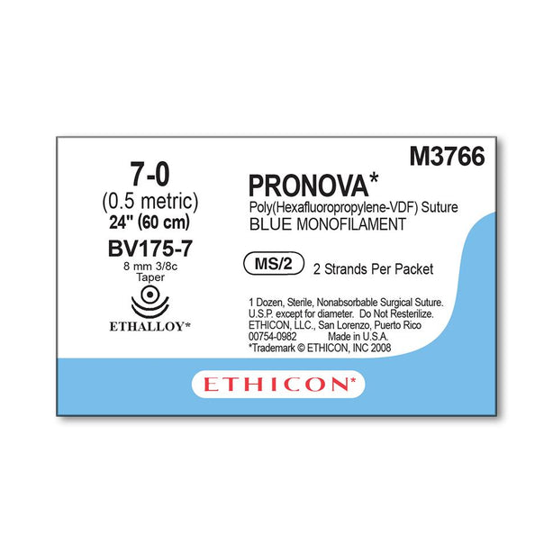 Pronova Nonabsorbable Sutures - M3766 - 12 Each - MDL-ETHM3766