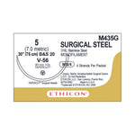 Tapercut Stainless-Steel Nonabsorbable Sutures - M435G - 12 Each - MDL-ETHM435G