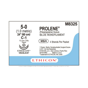Ethicon Prolene Polypropylene Suture M8325 - 12.0 Each