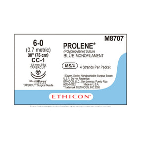 Ethicon Prolene Polypropylene Suture M8707 - 12.0 Each