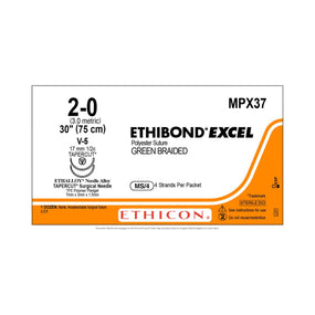 Taper-Cut Ethibond Excel Nonabsorbable Sutures - MPX37 - 12 Each - MDL-ETHMPX37