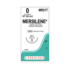 Ethicon Mersilene Taper-Point Sutures MR21T - 24.0 Each