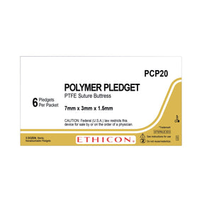 ETHICON TFE Polymer Pledgets PCP20 36 Pack - MDL-ETHPCP20BX2
