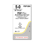 Ethicon Taper Point PDS Plus Antibacterial Absorbable Sutures PDP126H - 36.0 Each - MDL-ETHPDP126H