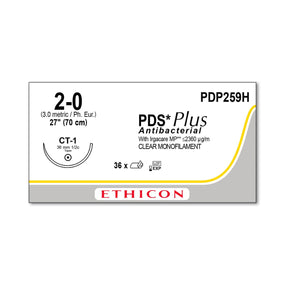 Ethicon Taper Point PDS Plus Antibacterial Absorbable Sutures PDP259H - 36.0 Each - MDL-ETHPDP259H
