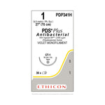 Ethicon Taper Point PDS Plus Antibacterial Absorbable Sutures PDP341H - 36.0 Each