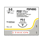 ETHICON Precision Point PDS Plus Antibac Absorbable Sutures PDP495G 12 Each-MDL-ETHPDP495G