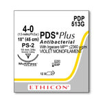 ETHICON Precision Point PDS Plus Antibac Absorbable Sutures PDP513G 12 Each-MDL-ETHPDP513G