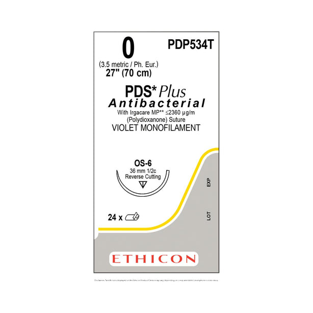 Ethicon PDS Plus Suture PDP534T - 24.0 Each - MDL-ETHPDP534T