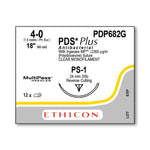 ETHICON Precision Point PDS Plus Antibac Absorbable Sutures PDP682G 12 Each-MDL-ETHPDP682G