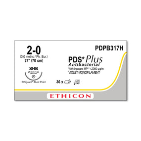 Ethicon ETHIGUARD PDS Plus Antibacterial Sutures PDPB317H - 36.0 Each - MDL-ETHPDPB317H
