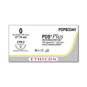 Ethicon ETHIGUARD PDS Plus Antibacterial Sutures PDPB334H - 36.0 Each - MDL-ETHPDPB334H