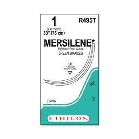 Ethicon Reverse Cutting Mersilene Nonabsorbable Sutures R495T - 24.0 Each