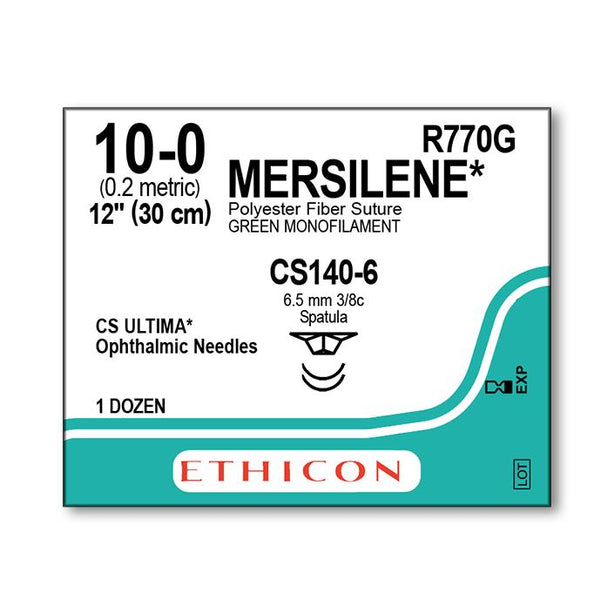 Ethicon Mersilene Ultima Spatula Nonabsorbable Sutures R770G - 12.0 Each - MDL-ETHR770G