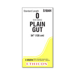 ETHICON Plain Gut Surgical Sutures S104H 36 Each - MDL-ETHS104H