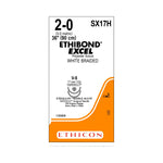 ETHICON Taper-Cut Ethibond Excel Nonabsorbable Sutures SX17H 36 Each - MDL-ETHSX17H