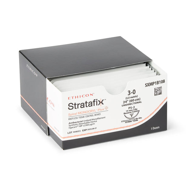 Ethicon Stratafix Spiral Monocryl Plus Sutures SXMP1B108 - 12.0 Each