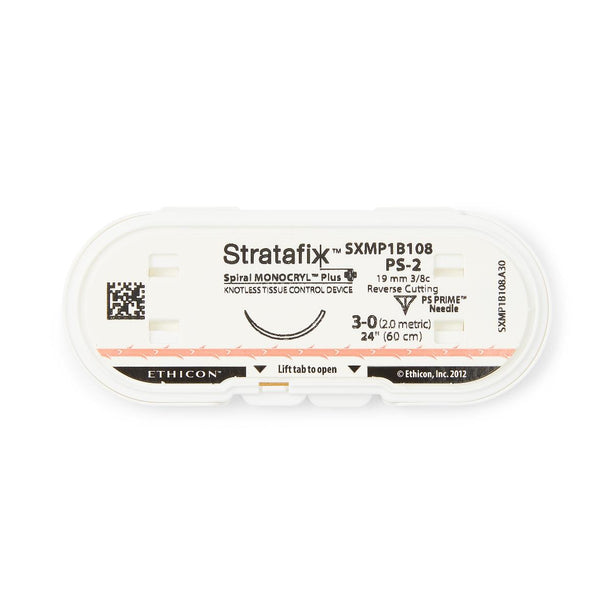 Ethicon Stratafix Spiral Monocryl Plus Sutures SXMP1B108 - 12.0 Each