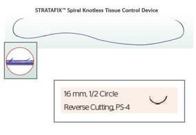Ethicon Stratafix Spiral Monocryl Plus Sutures SXMP1B120 - 12.0 Each - MDL-ETHSXMP1B120