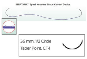 Ethicon Stratafix Spiral Monocryl Plus Sutures SXMP1B413 - 12.0 Each - MDL-ETHSXMP1B413