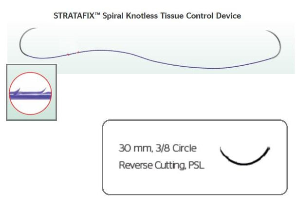Ethicon Stratafix Spiral Monocryl Plus Sutures SXMP1B421 - 12.0 Each - MDL-ETHSXMP1B421