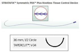 ETHICON Stratafix Spiral PDS Plus Sutures SXPP1B404 12 Each-MDL-ETHSXPP1B404