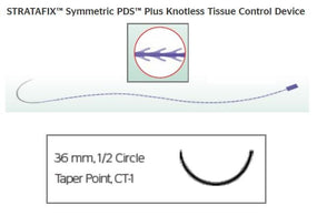 ETHICON Stratafix Spiral PDS Plus Sutures SXPP1B406 12 Each-MDL-ETHSXPP1B406