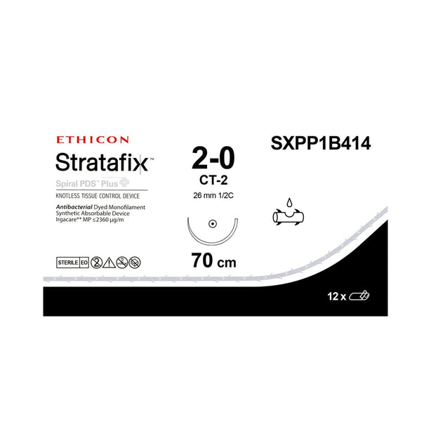 ETHICON Stratafix Spiral PDS Plus Sutures SXPP1B414 12 Each-MDL-ETHSXPP1B414