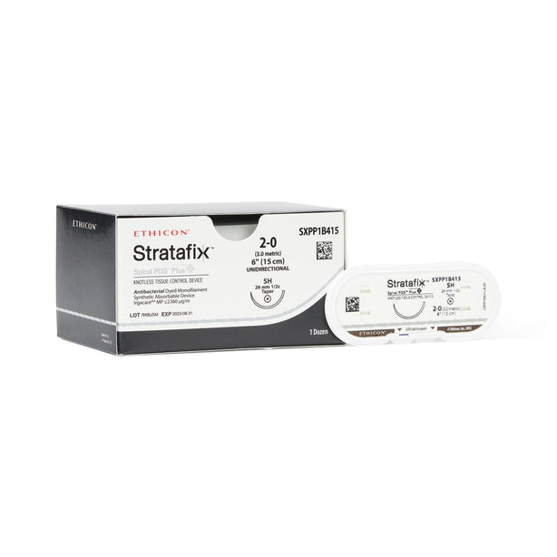 ETHICON Stratafix Spiral PDS Plus Sutures SXPP1B415 12 Each-MDL-ETHSXPP1B415