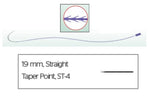 ETHICON Stratafix Spiral PDS Plus Sutures SXPP1B424 12 Each-MDL-ETHSXPP1B424