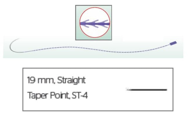 ETHICON Stratafix Spiral PDS Plus Sutures SXPP1B424 12 Each-MDL-ETHSXPP1B424