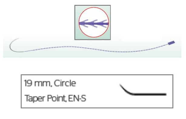ETHICON Stratafix Spiral PDS Plus Sutures SXPP1B452 12 Each-MDL-ETHSXPP1B452