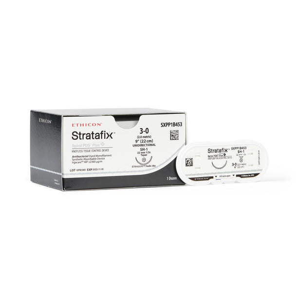ETHICON Stratafix Spiral PDS Plus Sutures SXPP1B453 12 Each-MDL-ETHSXPP1B453