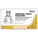 Ethicon Temporary Pacing Wire Stainless Steel Nonabsorbable Sutures TPW10 - 12.0 Each
