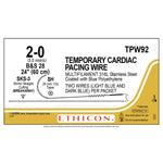 Ethicon Temporary Pacing Wire Stainless Steel Nonabsorbable Sutures TPW92 - 12.0 Each